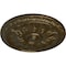 Ekena Millwork Kirke Ceiling Medallion (Fits Canopies up to 3 3/4"), Hand-Painted Brass, 15 3/4"OD x 5/8"P CM16KIBRS - alternate 4